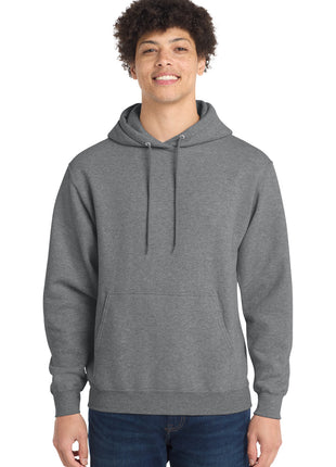 Port & Co™ Core Fleece Pullover Hooded Sweatshirt. PC78H - Graphite Heather | Port & Co
