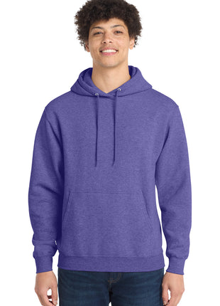 Port & Co™ Core Fleece Pullover Hooded Sweatshirt. PC78H - Heather Purple | Port & Co