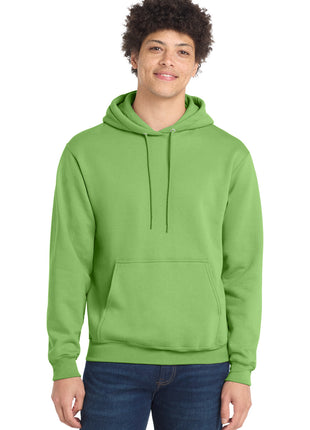 Port & Co™ Core Fleece Pullover Hooded Sweatshirt. PC78H - Lime | Port & Co