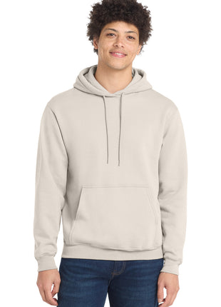 Port & Co™ Core Fleece Pullover Hooded Sweatshirt. PC78H - Natural | Port & Co