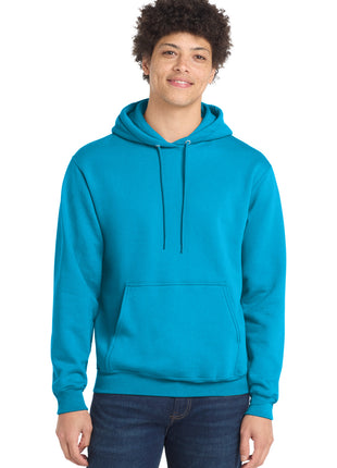 Port & Co™ Core Fleece Pullover Hooded Sweatshirt. PC78H - Neon Blue | Port & Co