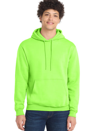 Port & Co™ Core Fleece Pullover Hooded Sweatshirt. PC78H - Neon Green | Port & Co