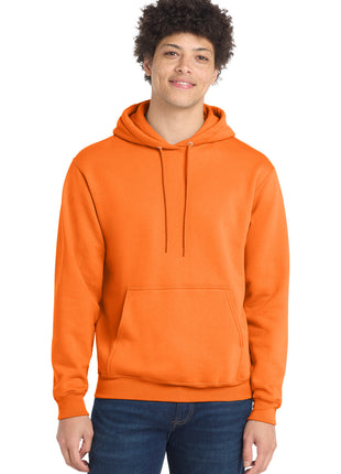 Port & Co™ Core Fleece Pullover Hooded Sweatshirt. PC78H - Neon Orange | Port & Co