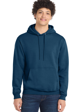 Port & Co™ Core Fleece Pullover Hooded Sweatshirt. PC78H - Neptune Blue | Port & Co