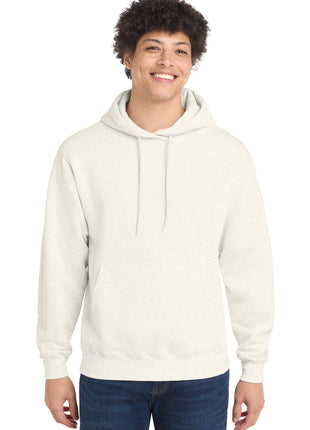 Port & Co™ Core Fleece Pullover Hooded Sweatshirt. PC78H - Oatmeal Heather | Port & Co