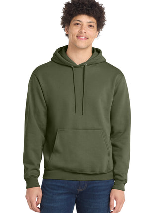 Port & Co™ Core Fleece Pullover Hooded Sweatshirt. PC78H - Olive Drab Green | Port & Co