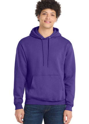 Port & Co™ Core Fleece Pullover Hooded Sweatshirt. PC78H - Purple | Port & Co
