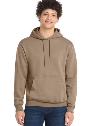 Port & Co™ Core Fleece Pullover Hooded Sweatshirt. PC78H - Sand | Port & Co