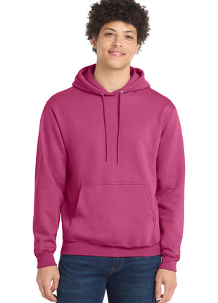 Port & Co™ Core Fleece Pullover Hooded Sweatshirt. PC78H - Sangria | Port & Co
