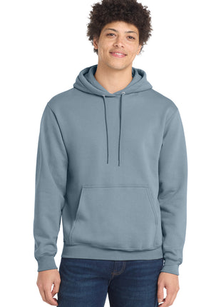 Port & Co™ Core Fleece Pullover Hooded Sweatshirt. PC78H - Stonewashed Blue | Port & Co
