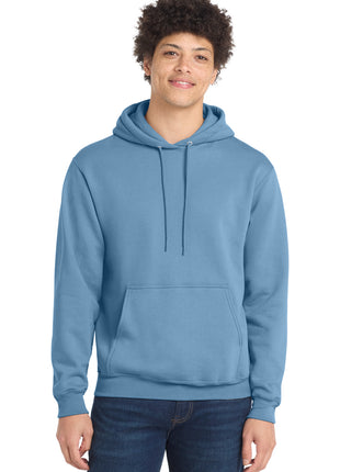 Port & Co™ Core Fleece Pullover Hooded Sweatshirt. PC78H - Tundra Blue | Port & Co