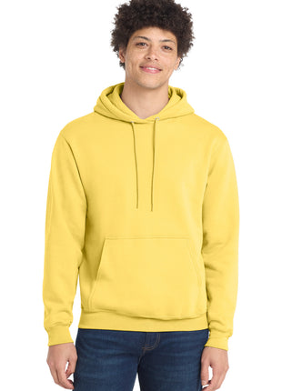 Port & Co™ Core Fleece Pullover Hooded Sweatshirt. PC78H - Yellow | Port & Co