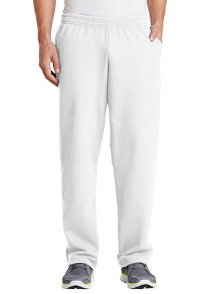 Port & Co™ Core Fleece Sweatpant with Pockets. PC78P - White | Port & Co
