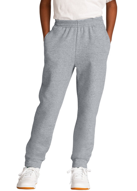 Port & Co™ Youth Core Fleece Jogger. PC78YJ - Athletic Heather | Port & Co