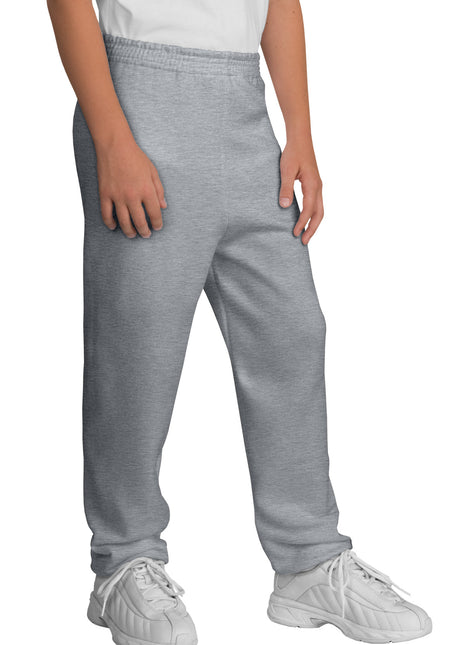 Port & Co™ Youth Core Fleece Sweatpant PC78YP - Athletic Heather | Port & Co