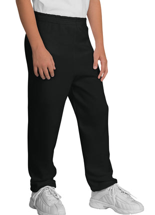 Port & Co™ Youth Core Fleece Sweatpant PC78YP - Jet Black | Port & Co