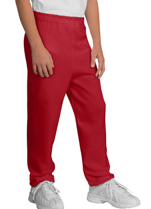 Port & Co™ Youth Core Fleece Sweatpant PC78YP - Red | Port & Co