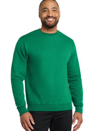 Port & Co™ Core Fleece Crewneck Sweatshirt. PC78 - Kelly | Port & Co