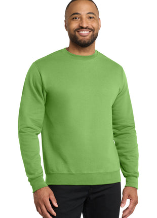 Port & Co™ Core Fleece Crewneck Sweatshirt. PC78 - Lime | Port & Co