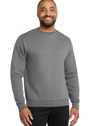 Port & Co™ Core Fleece Crewneck Sweatshirt. PC78 - Medium Grey | Port & Co