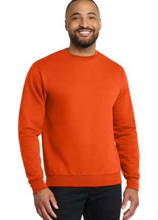 Port & Co™ Core Fleece Crewneck Sweatshirt. PC78 - Orange | Port & Co