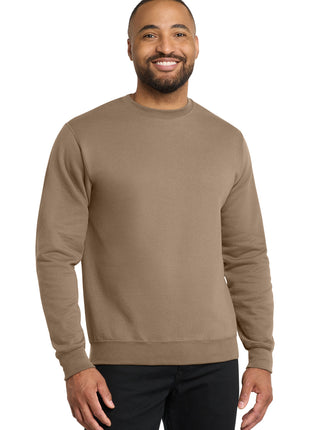 Port & Co™ Core Fleece Crewneck Sweatshirt. PC78 - Sand | Port & Co