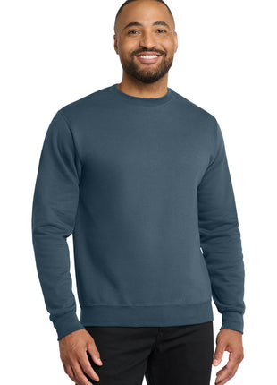 Port & Co™ Core Fleece Crewneck Sweatshirt. PC78 - Steel Blue | Port & Co