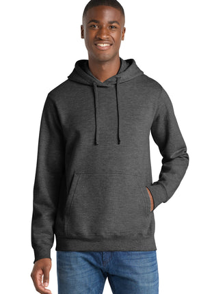 Port & Co™ Fan Favorite Fleece Pullover Hooded Sweatshirt. PC850H - Dark Heather Grey | Port & Co
