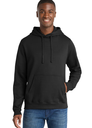 Port & Co™ Fan Favorite Fleece Pullover Hooded Sweatshirt. PC850H - Jet Black | Port & Co