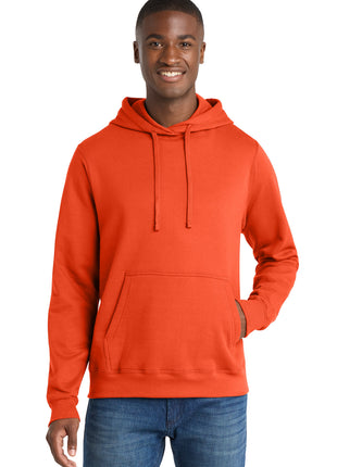 Port & Co™ Fan Favorite Fleece Pullover Hooded Sweatshirt. PC850H - Orange | Port & Co
