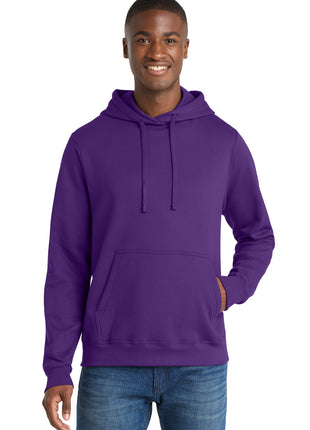 Port & Co™ Fan Favorite Fleece Pullover Hooded Sweatshirt. PC850H - Team Purple | Port & Co