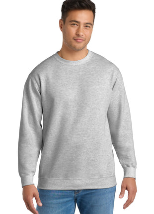 Port & Co™ Tall Essential Fleece Crewneck Sweatshirt. PC90T - Ash | Port & Co