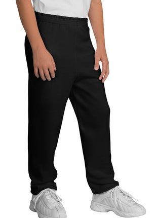DISCONTINUED Port & Co™ Youth Core Fleece Sweatpant.  PC90YP - Jet Black | Port & Co