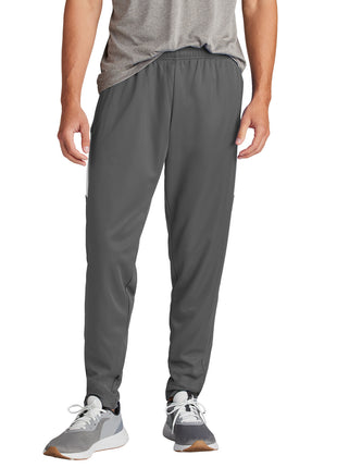 Sport-Tek® Travel Pant PST800 - Iron Grey/ White | Sport-Tek