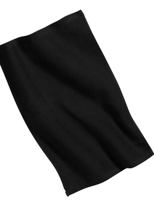 Port Authority® - Rally Towel.  PT38 - Black | Port Authority