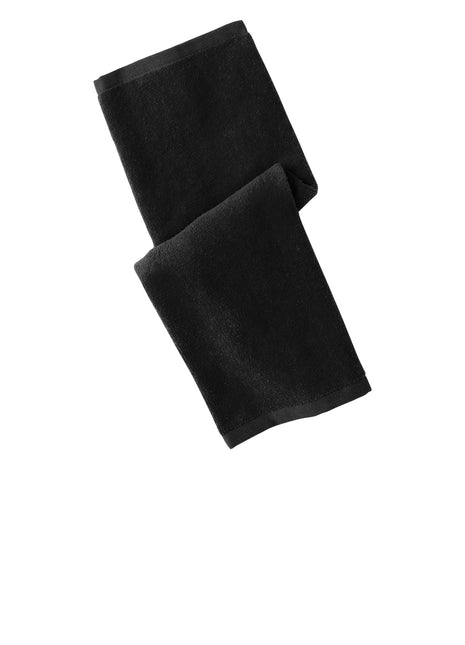 Port Authority ® Hemmed Towel PT390 - Black | Port Authority