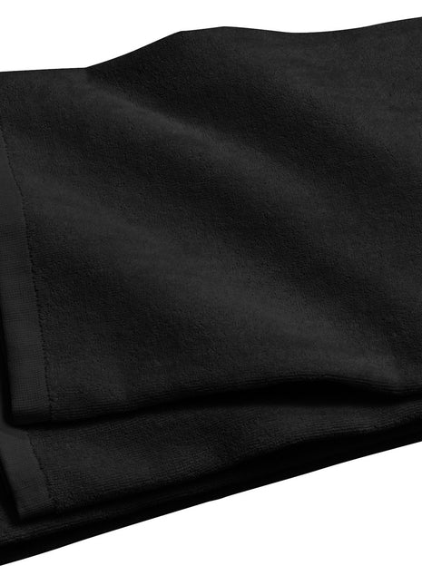 Port Authority® - Beach Towel.  PT42 - Black | Port Authority