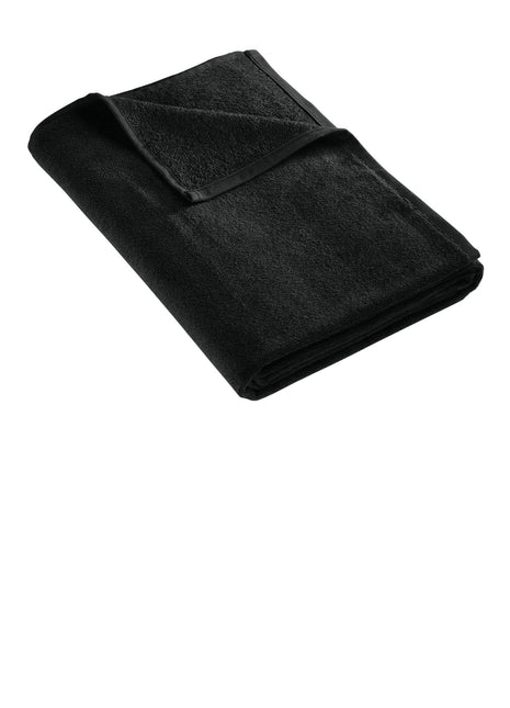 Port Authority ® Value Beach Towel PT44 - Black | Port Authority
