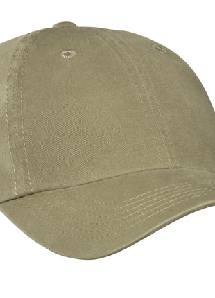 Port Authority® Garment-Washed Cap.  PWU - Khaki | Port Authority