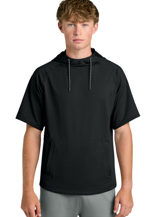 Richardson Charge Performance Fleece Short Sleeve Hoodie RA7200SSH - Black | Richardson
