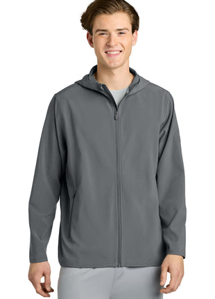 Richardson Barrage Hooded Wind Jacket RA7400FZH - Charcoal | Richardson