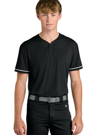 Richardson Select 2-Button Baseball Jersey RA7910 - Black | Richardson
