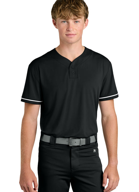 Richardson Select 2-Button Baseball Jersey RA7910 - Black | Richardson