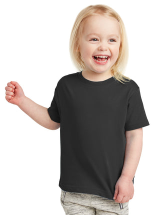 Rabbit Skins™ Toddler Fine Jersey Tee. RS3321 - Black | Rabbit Skins