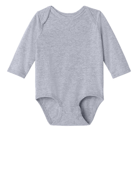 Rabbit Skins™ Infant Long Sleeve Jersey Bodysuit RS4421 - Heather | Rabbit Skins