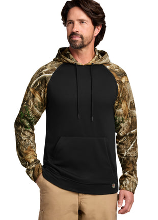 Russell Outdoors™ Realtree® Performance Colorblock Pullover Hoodie RU451 - Black/ Realtree Edge | Russell Outdoors