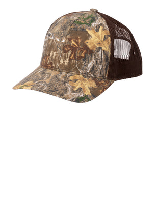 Russell Outdoors™ Camo Snapback Trucker Cap RU900 - Realtree Edge/ Brown | Russell Outdoors