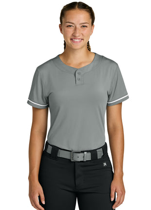Richardson Women's Select 2-Button Softball Jersey RW7220 - Grey | Richardson
