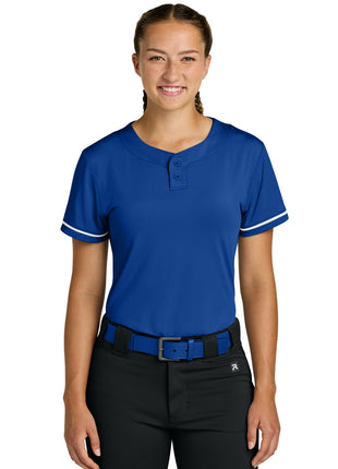 Richardson Women's Select 2-Button Softball Jersey RW7220 - Royal | Richardson