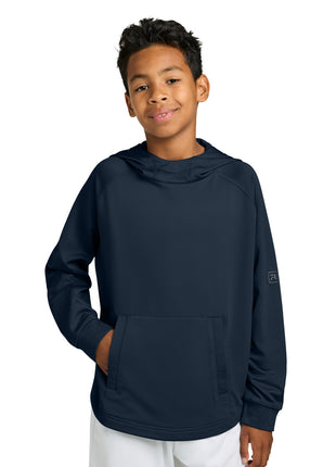 Richardson Youth Charge Performance Fleece Long Sleeve Hoodie RY7200LSH - Navy | Richardson
